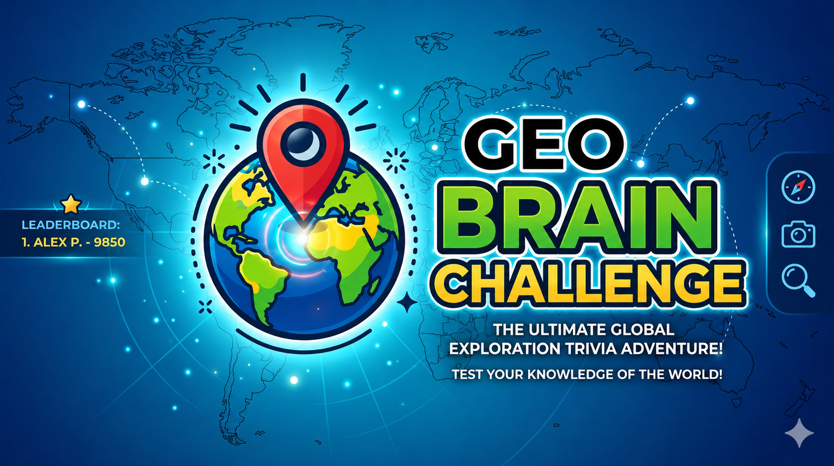 World Map Adventure Background